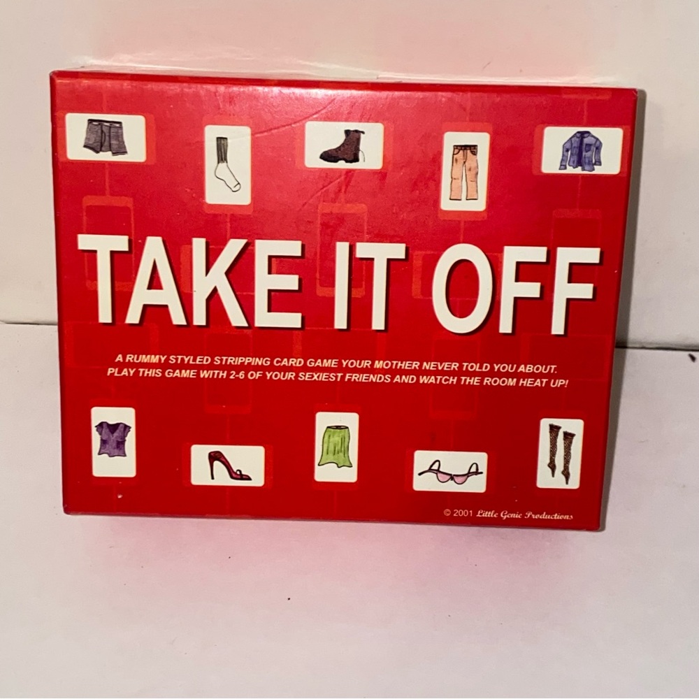 Take It Off Card Game Rummy Styled Stripping Card Game